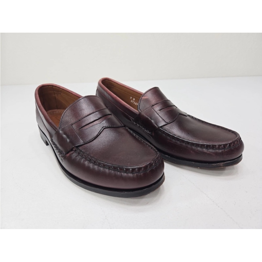 Allen Edmonds Cavanaugh Pinch Penny Slip On Loafer Oxblood Red Size 9 D Mens